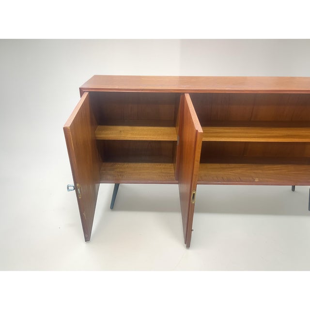 Mid-Century Modern German Teak Sideboard, 1960s For Sale - Image 6 of 13