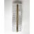 Set of four trasparent diamanted Murano glass wall sconces with Metal frame on view in chrome. Murano glass with a...