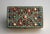 Mid 20th Century Nepalese Style Brass Jewelry Box With Turquoise, Lapis Lazuli & Chalcedony Inlay For Sale - Image 4 of 10