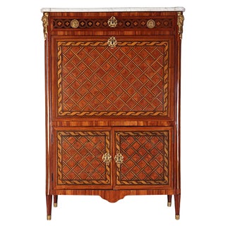 French Ormolu-Mounted Marquetry Secretaire For Sale