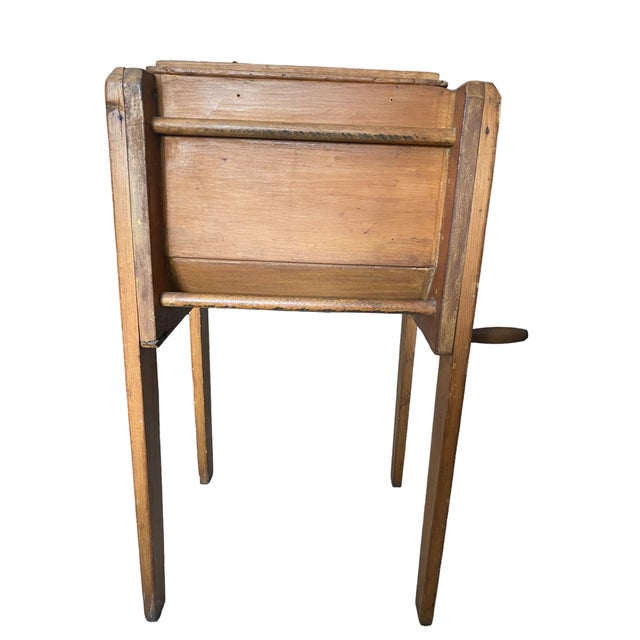 Brown The Blanchard Butter Churn Stand C. 1800s For Sale - Image 8 of 8