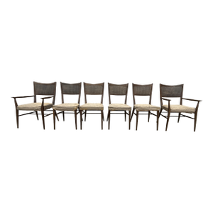 Rare Set of 6 Mid Century Modern Paul McCobb Dining Chairs