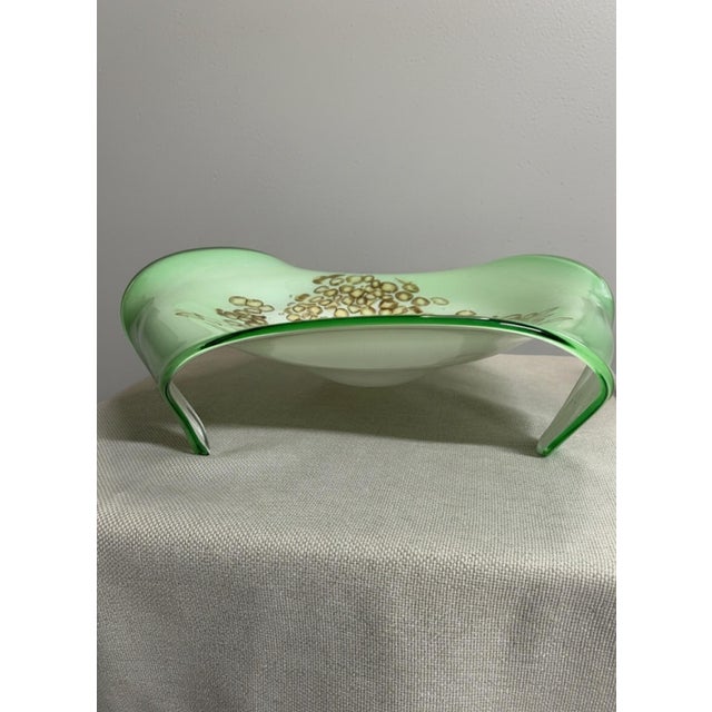 1960s Mid-Century Modern 18" Murano Glass Murrine Handkerchief Bowl For Sale In Greensboro - Image 6 of 11