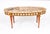 Pink Vintage French Giltwood Coffee Table with Marble Top, 1950s For Sale - Image 8 of 18