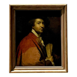 Vintage Regency 19th Century Oil Portrait of Man