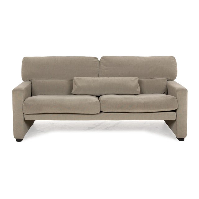Wk 663 Fabric Two-Seater Grey-Green Sofa from WK Wohnen For Sale - Image 11 of 11