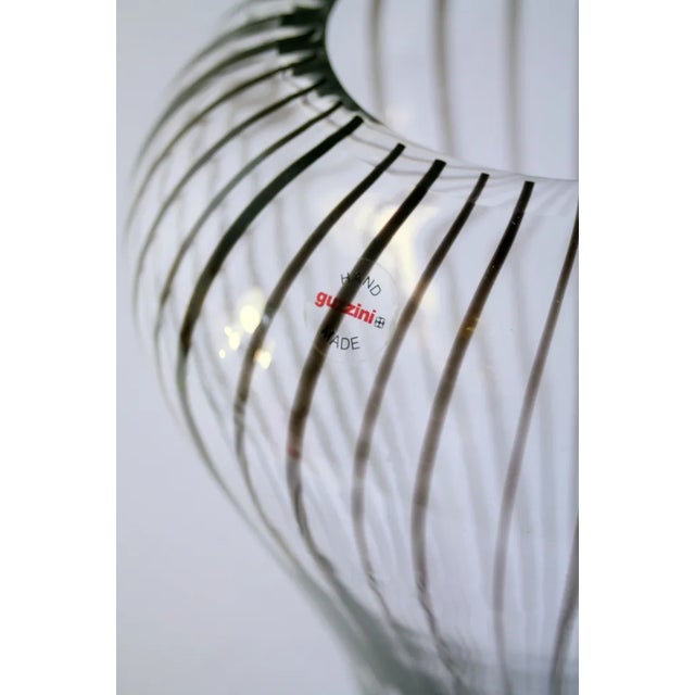 Mid-Century Modern Murano Glass Vase from Guzzini, 1985, in Flawless conditions. Designed 1980 to 1989 This piece has an...