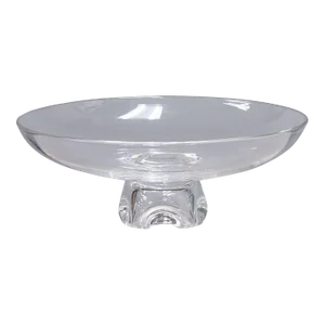 George Thompson for Steuben 1953 8063 Rippled Base Bowl Contemporary Modern