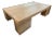 Andrianna Shamaris Bleached Teak Wood Coffee Table For Sale