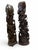 Mid 20th Century Mid 20th Century Pair of Monumental Mid-Century Guayacan Wood Sea Life Totem Sculptures - 35.5" & 38" For Sale - Image 5 of 11