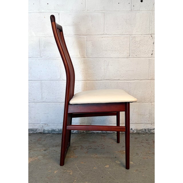 Mid 20th Century Mid 20th Century Set of Four Danish Rosewood Dining Chairs Attributed to Schou Andersen Møbelfabrik For Sale - Image 5 of 15