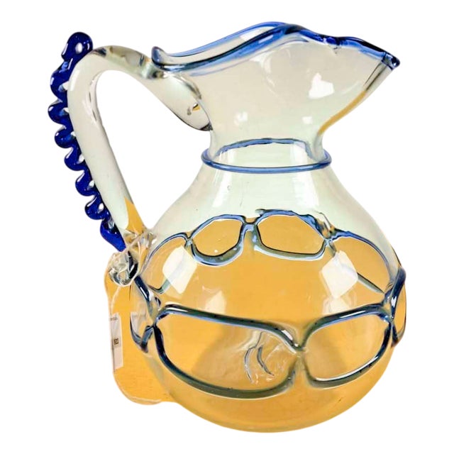 Murano Glass Jug by Salviati For Sale