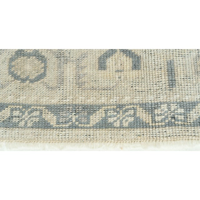 Turkish Vintage Turkish Oushak Rug 6ft 2in X 9ft 8in For Sale - Image 3 of 9