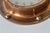 Vintage Mid-Century Korean Copper Brass Nautical Porthole-Style Wall Clock For Sale - Image 13 of 15