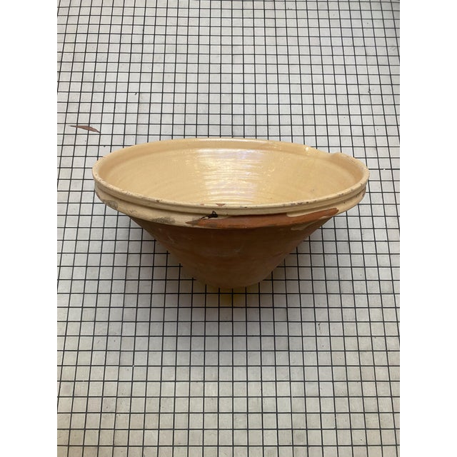 Vintage French Glazed Terracotta Tian Bowl, 1950s For Sale - Image 3 of 6