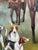 Fox Hunting Scene Oil Painting on Canvas Horses Hounds Equestrian Sporting Art For Sale - Image 14 of 14