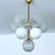Large Italian Space Age Pendant Light in Glass, 1960s For Sale - Image 10 of 18