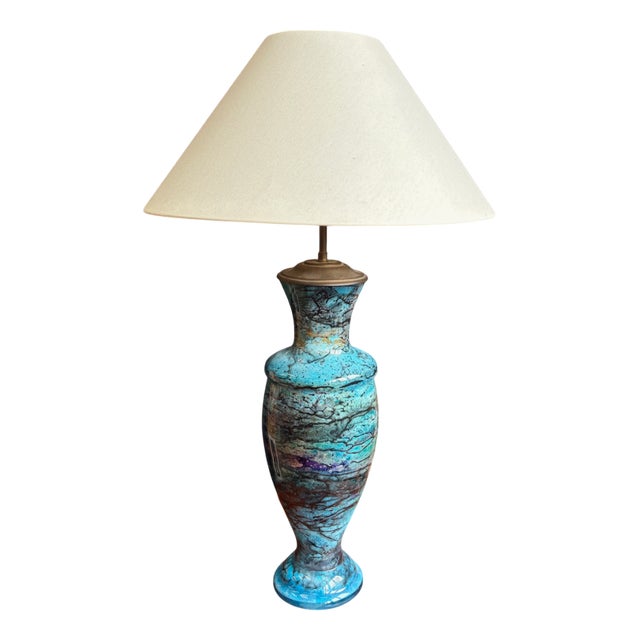French Baroco Table Lamp by Jean-Noël Bouillet For Sale