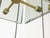 Italian Teak Pendant Lamp in Gilt Aluminum and Smoked Glass, 1960s For Sale - Image 13 of 17