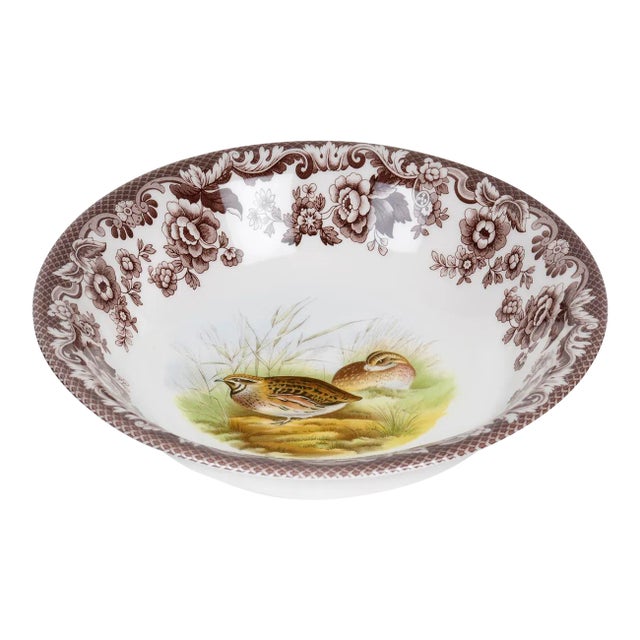 Spode Woodland Ascot Cereal Bowl 8", Quail For Sale