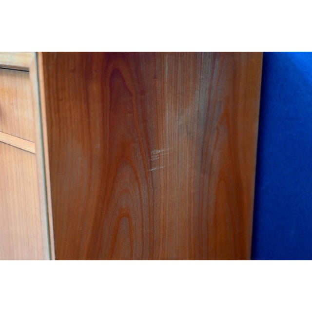 Vintage Bedside Table in Two-Tone Wood, 1950s For Sale - Image 11 of 18