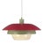 Vintage Danish Pendant Lamp in Metal, 1970s For Sale