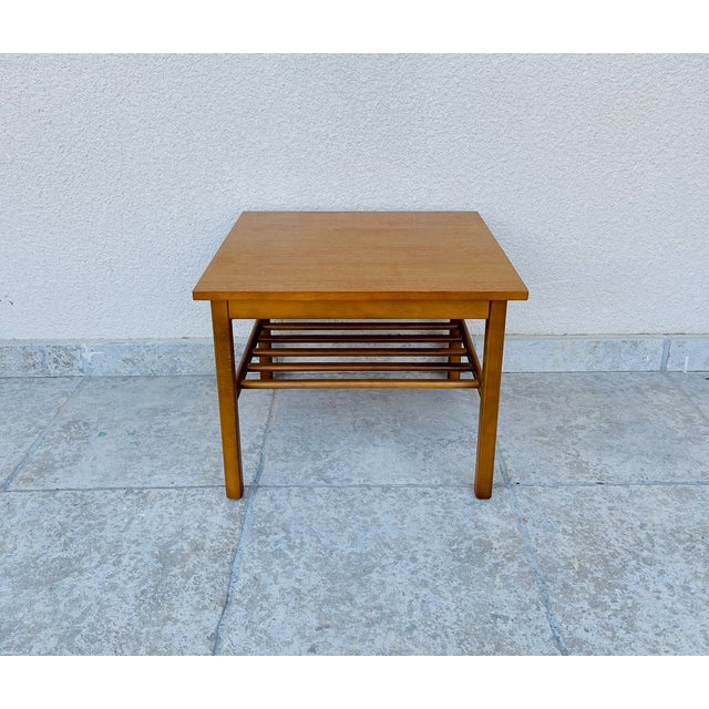 Vintage Scandinavian Teak Coffee Table, 1960s For Sale - Image 4 of 10