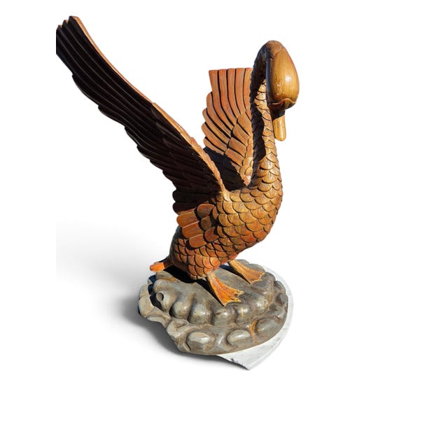 Italian Handmade Italian, Beautiful Swan Center Table Decor. For Sale - Image 3 of 18