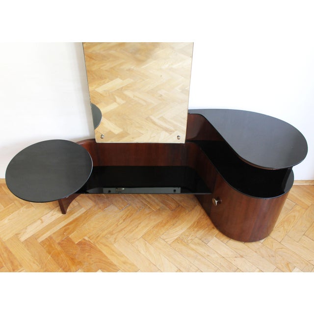 Black Modernist Dressing Table, 1930s For Sale - Image 8 of 16