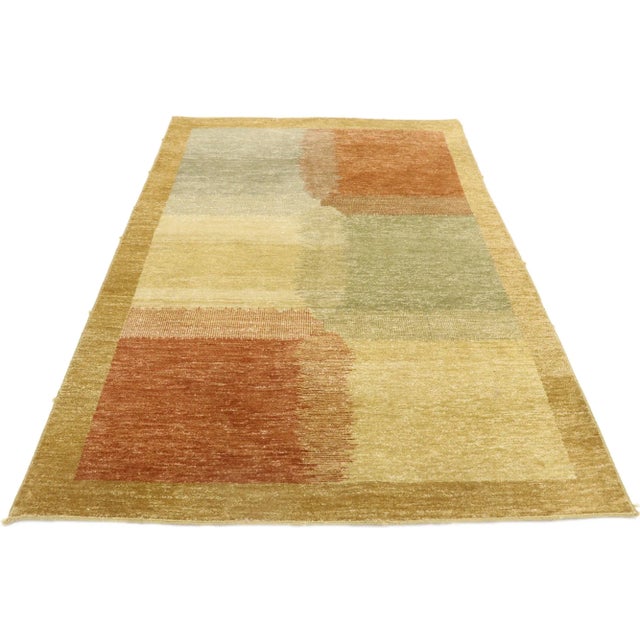 Modern Vintage Pakistani Rug - 04'00 X 06'02 For Sale - Image 3 of 9