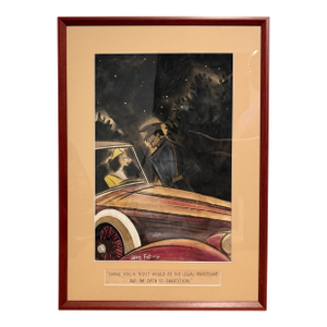 1937 Jaro Fabry Watercolor Painting