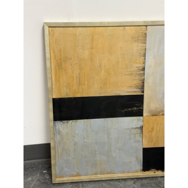 Abstract Soyeon for Z Gallerie “Flatiron” Abstract Canvas Artwork For Sale - Image 3 of 12