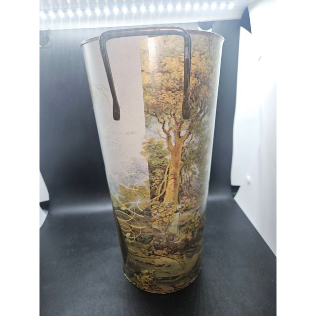Creative Co-Op Produced, Ibride's Surrealist Animal Nobility Series Home Decor, Metal Pail Vase