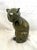 1970s MCM Ceramic Green Cat Figure For Sale - Image 5 of 6