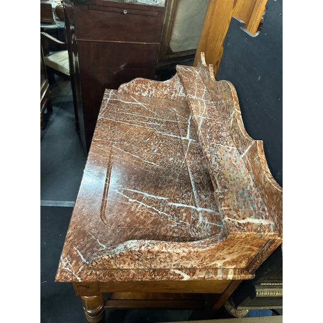 Stone Dressing Table in Marble For Sale - Image 7 of 8