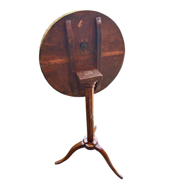 Late 18th Century Louis XVI Télescopique Et Acajou Tilt-Top Gueridon For Sale - Image 5 of 9