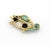 Contemporary Estate Diamond & Gems 18k Yellow Gold Turtle Brooch Pin For Sale - Image 3 of 4
