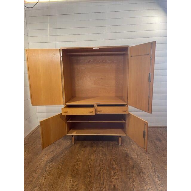 Vintage Two Door Closet with Drawers by Novy Domov, 1965 For Sale - Image 6 of 10