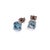 Natural Aquamarine Stud Earrings 14k White Gold 1.3 TCW Certified For Sale - Image 10 of 12