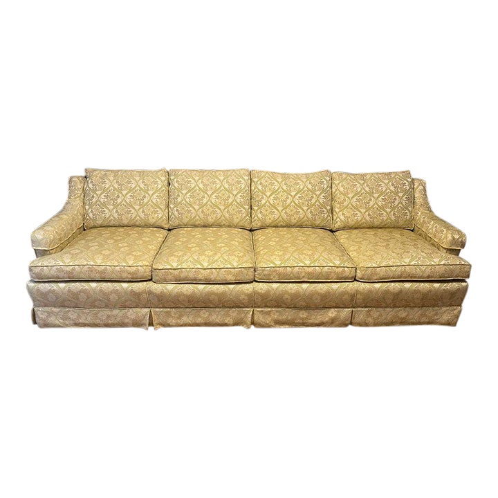 1968 Mid Century Retro Brocade Hallagan Sofa Chairish