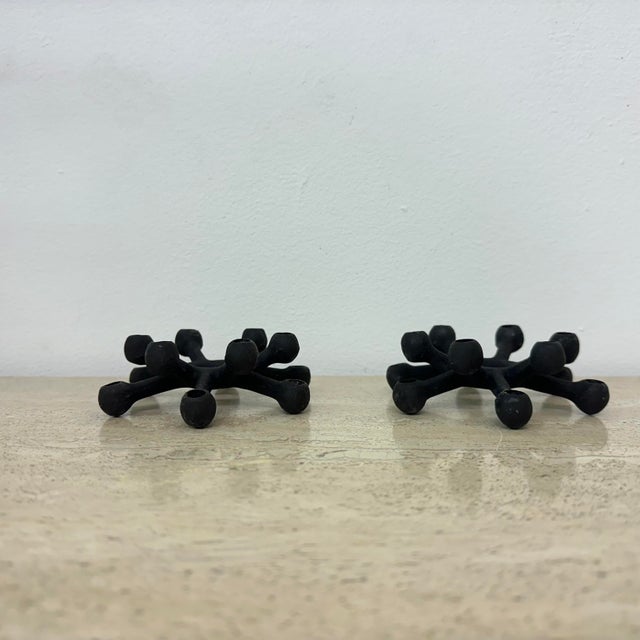 Danish Candleholders by Jens Quistgaard, 1960s, Set of 2 For Sale - Image 15 of 18