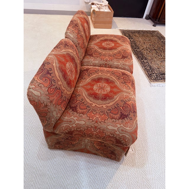 2010s Pair of Gorgeous Bohemian Paisley Chairs by Pearson Furniture For Sale - Image 5 of 6