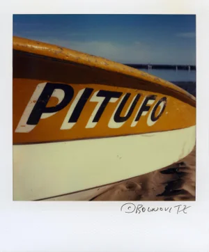 Pitufo, Polaroid Sx-70 by Murray Bognovitz, 1999, Signed Recto