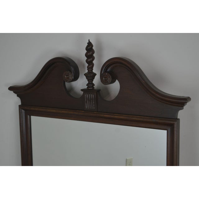 Ethan Allen Court Cherry Arch Top Mirror Chairish