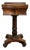Antique Regency Mahogany Teapoy Pedestal Table For Sale