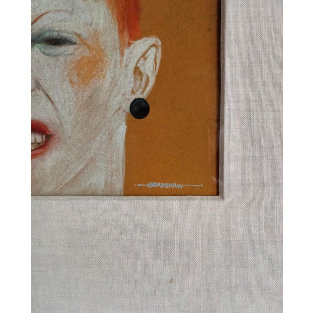 Surrealism Expressionist Painting of Two Women by Robert M. Bradshaw, Signed, (38” X 38”) For Sale - Image 3 of 8