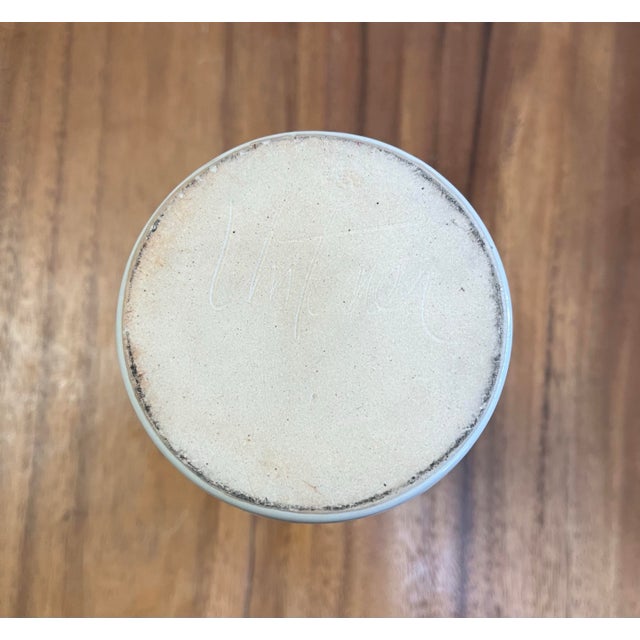 Late 20th Century Studio Modern Contemporary Ceramic Vase - Signed For Sale - Image 5 of 6