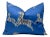 Scalamandre Navy Petite Zebras Pillow Cover For Sale