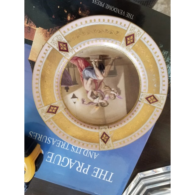 Ceramic Late 19th Century Royal Vienna Porcelain Plate For Sale - Image 7 of 9