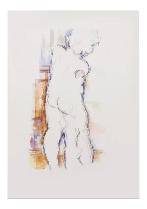 1959 After Paul Cezanne "Plaster Figure of Cupid", First Edition Impressionist Lithograph